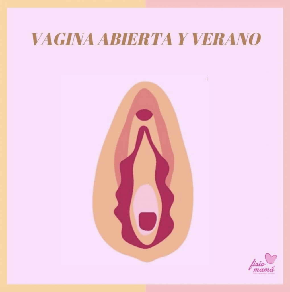 Vagina abierta en verano